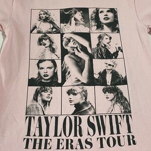 Taylor Swift The Eras Tour Pink Tee